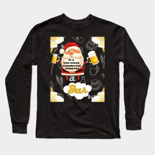 Celebrate the Most Wonderful Time of the Year with a Beer Long Sleeve T-Shirt